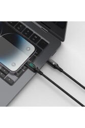 İ-Xtech 30W 1M Type-C To Lightning Dijital Ekranlı Şarj Kablosu Uc016 