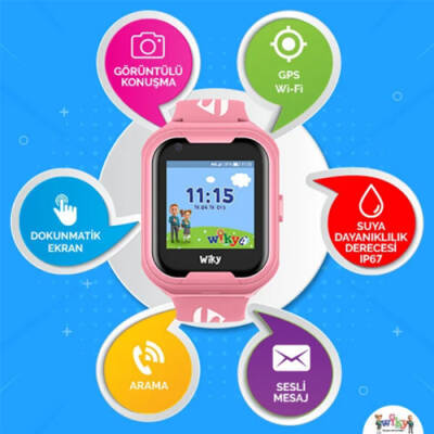 WIKY Watch 4G Akıllı Çocuk Saati - Pembe - 2